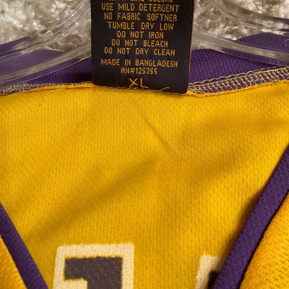 VINTAGE LAKERS SHAQUILLE O’NEAL JERSEY XL - Picture 3 of 4